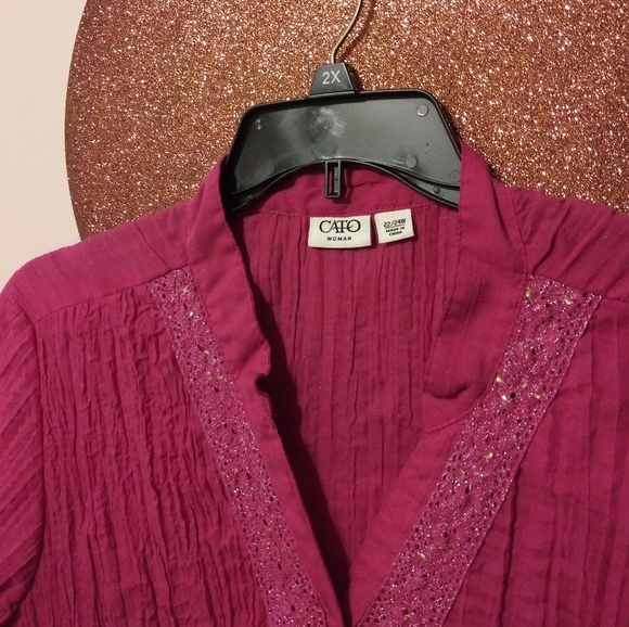 Women's PLUS Cato Blouse - Picture 3 of 5